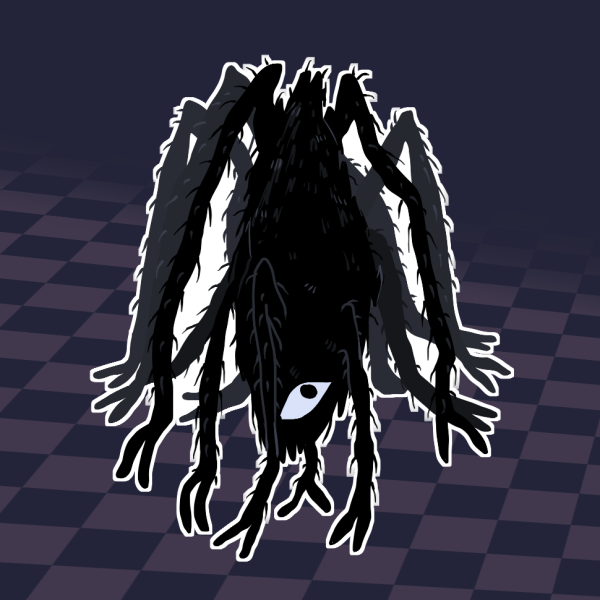 Look Outside - Spider Keychain
