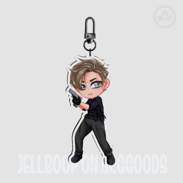 Leon Kennedy RE:9 Keychain