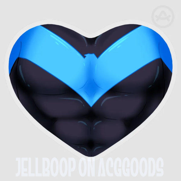 Nightwing Clear Vinyl Sticker