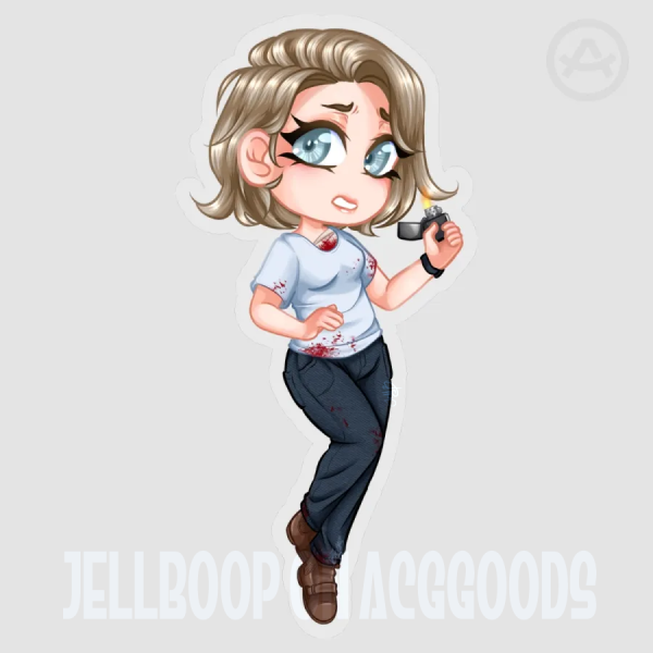 Grace Ashcroft Clear Vinyl Sticker