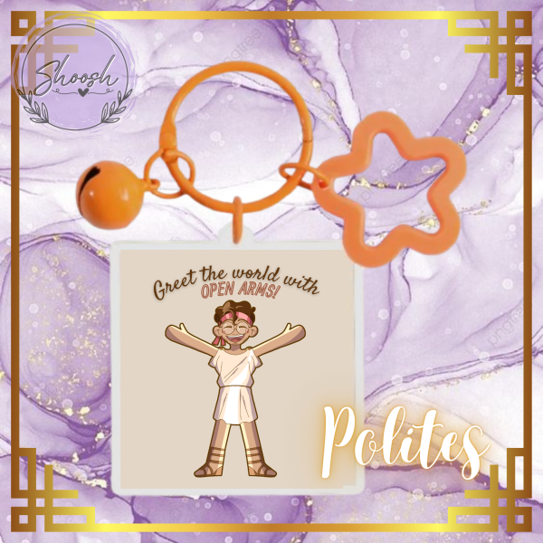Polites Clear Acrylic Keychains