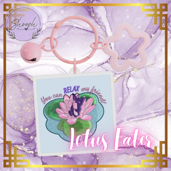 Lotus Eater Clear Acrylic Keychains