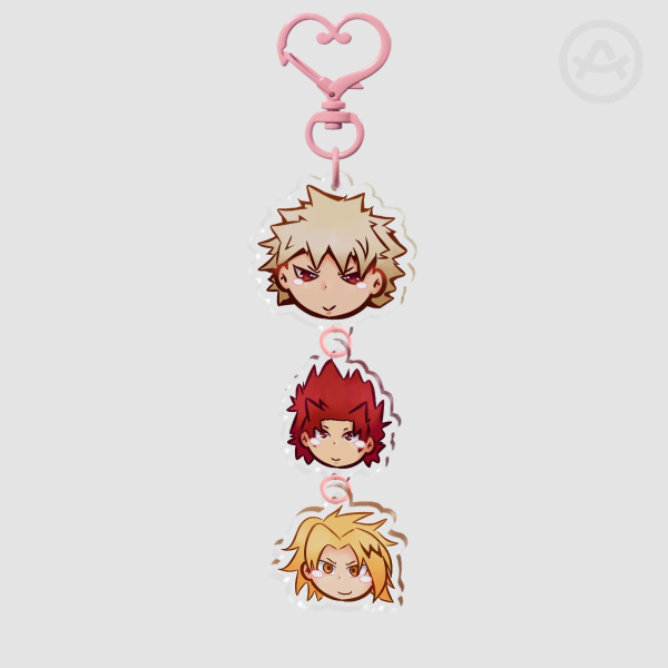 ♡ kiribakukami keychain !