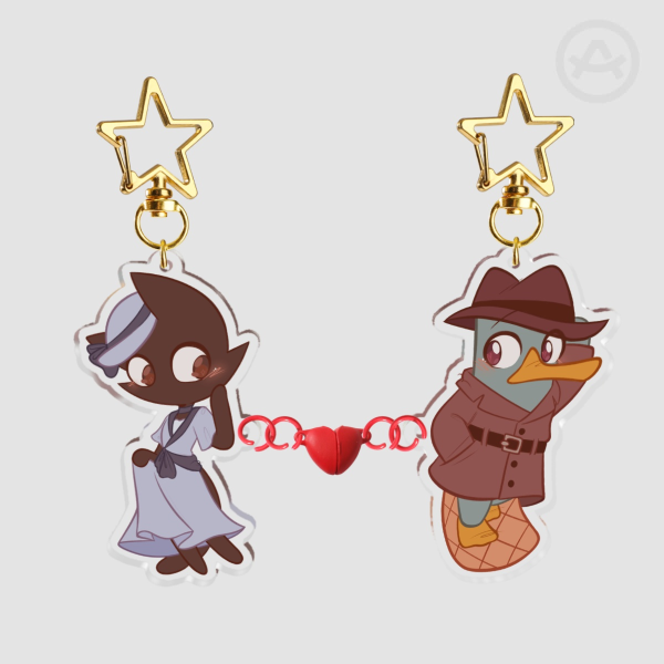 1920s PeriCola Acrylic Magnet Keychains