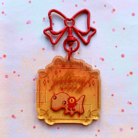 yelling champ ✧ keychain