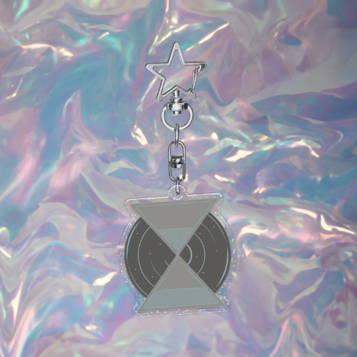 COTP - Time Agency Epoxy Glitter Acrylic Keychain