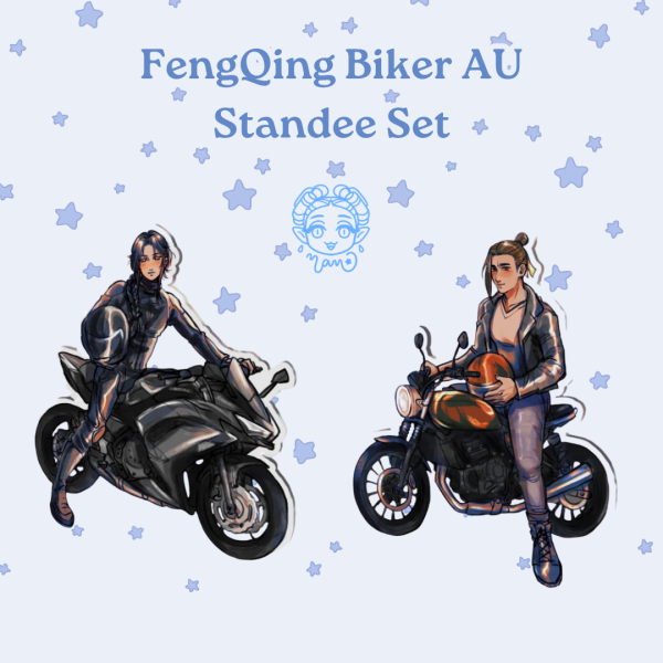 FengQing Biker AU Standee Set