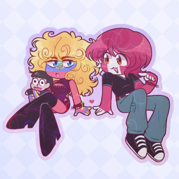 CH: Ecuador Viuda & Perú - Die Cut Sticker