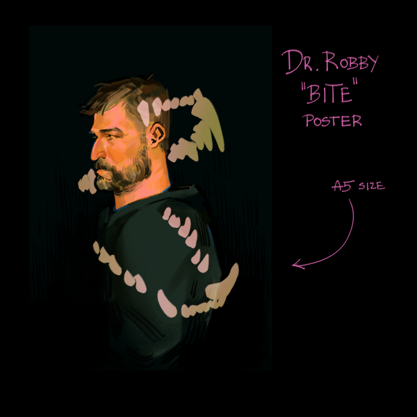 dr. robby 'bite' print