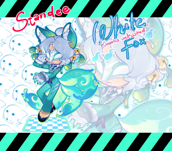 White Fox | Standee Small