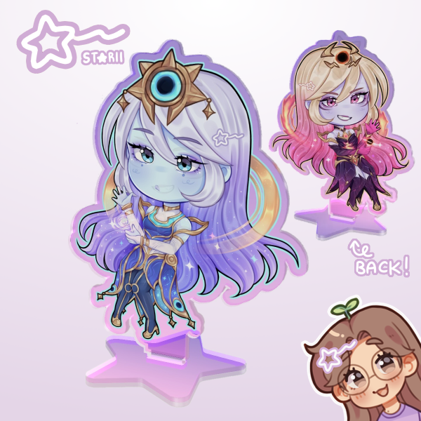 Cosmic & Dark Cosmic Lux ᯓ★ Acrylic Standee (ONE INSERT, DOUBLE SIDED)
