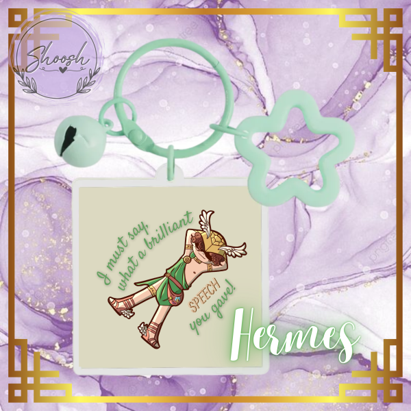 Hermes Clear Acrylic Keychains