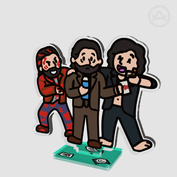 Scratch, Alan and Zane Standee