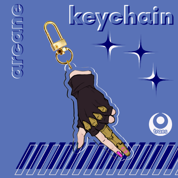 ARCANE - Jinx Hand Keychain