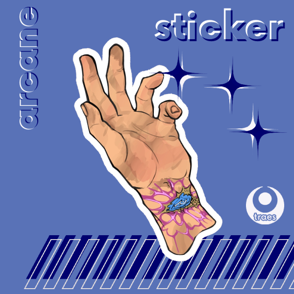 ARCANE - Jayce Hand Sticker