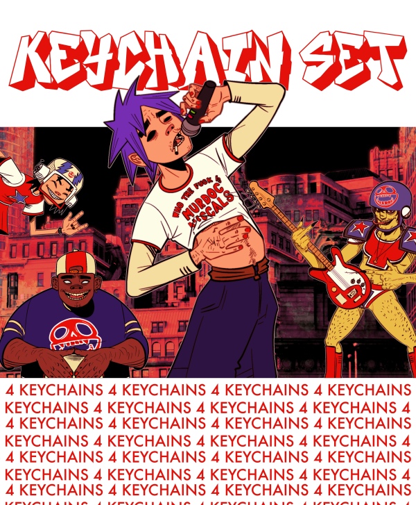 GORILLAZ KEYCHAINS!