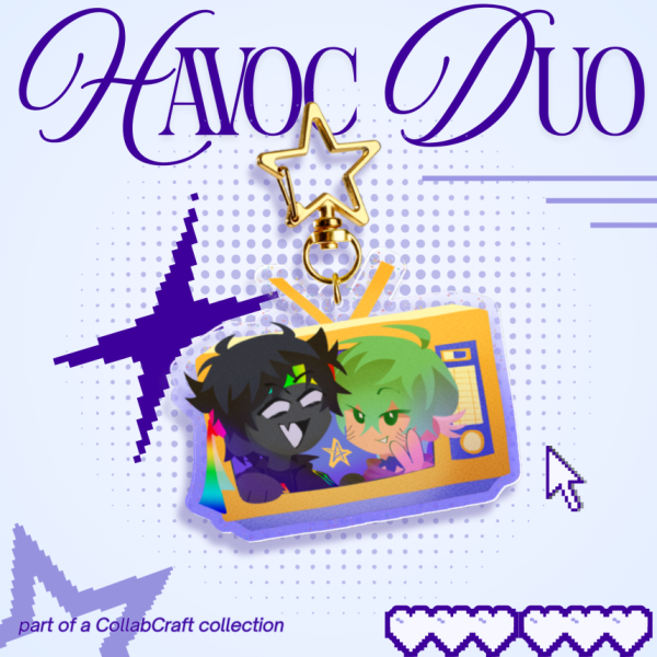 Glitter Acrylic Keychains