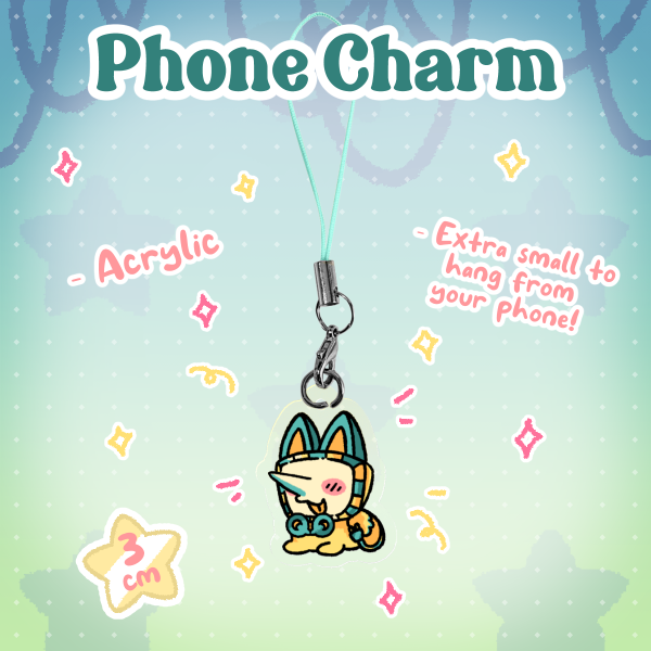 Sphinx Tenna Acrylic Phone Charm - [Deltarune]