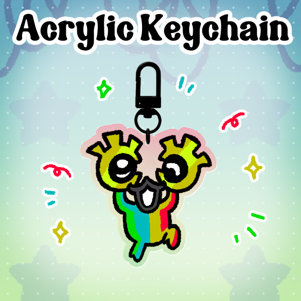 Shuttah Acrylic Keychain - [Deltarune]