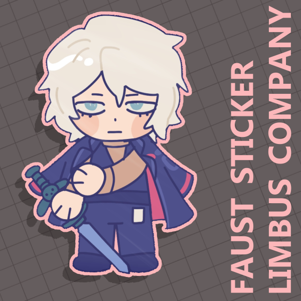 Faust Coloured Edge Sticker