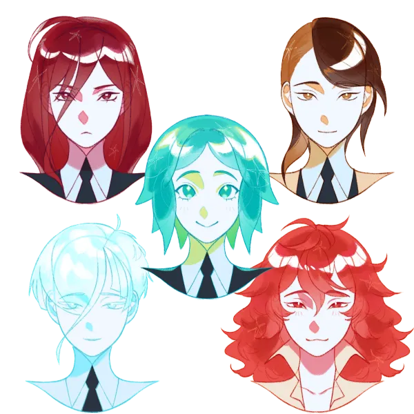 Houseki no Kuni Phone Charms - First Set