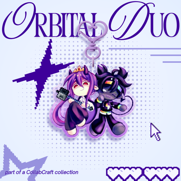 Orbital Duo Acrylic Keychain!