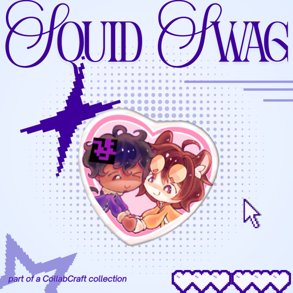 Glitch Duo Holographic Badge!