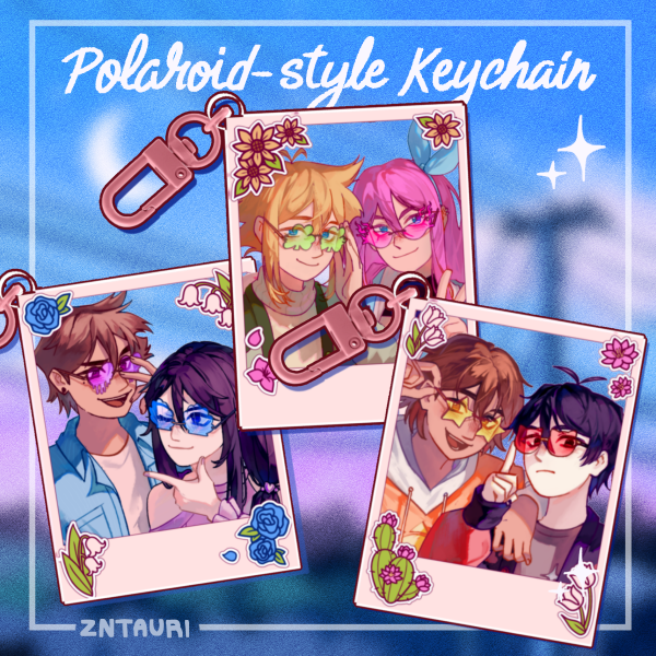 Polaroid Keychain set