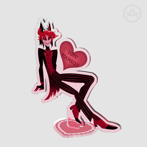Alastor Valentine's Day - Clear Acrylic Standee