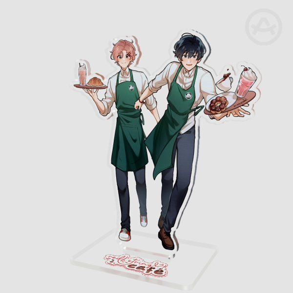 OC - Aiden & Isaac | Red String Café Acrylic Standee
