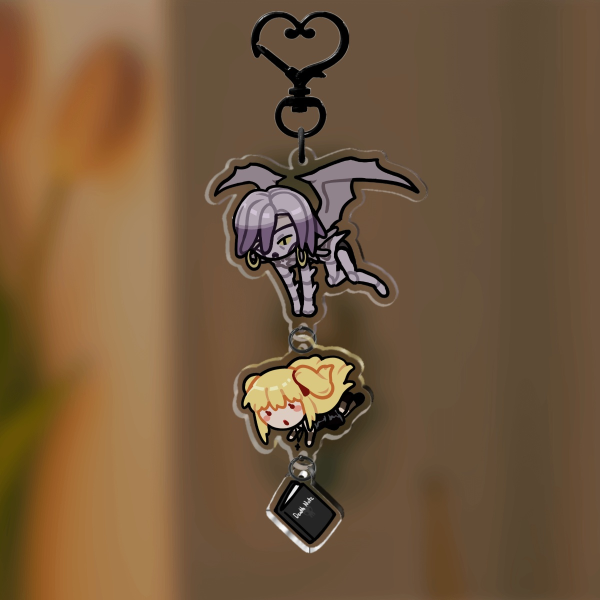 Misa and Rem Connections Keychain