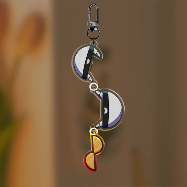 One-One Infinity train connection keychain