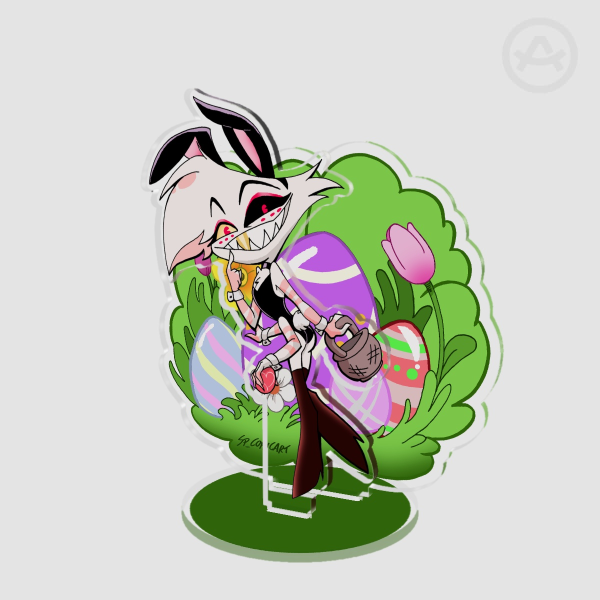 Easter Angel Dust Double Insert Acrylic Standees