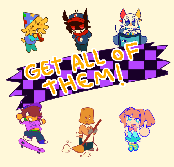 ALL THE STICKERLINGS