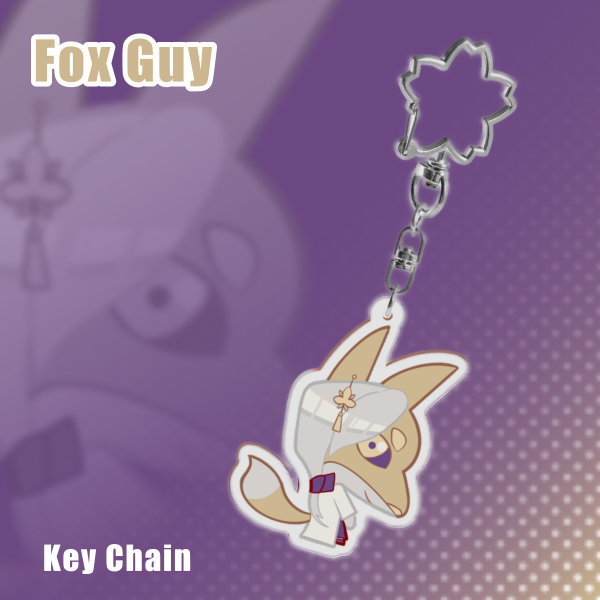 Animal Crossing Fox Guy Acrylic Keychains