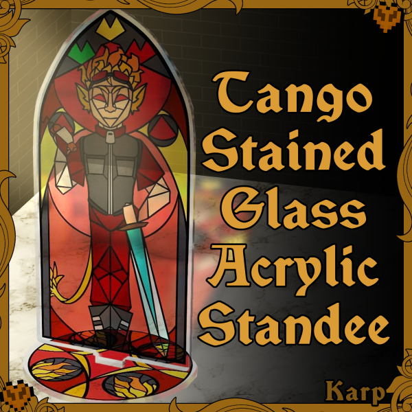 Life series tangotek stained glass standee