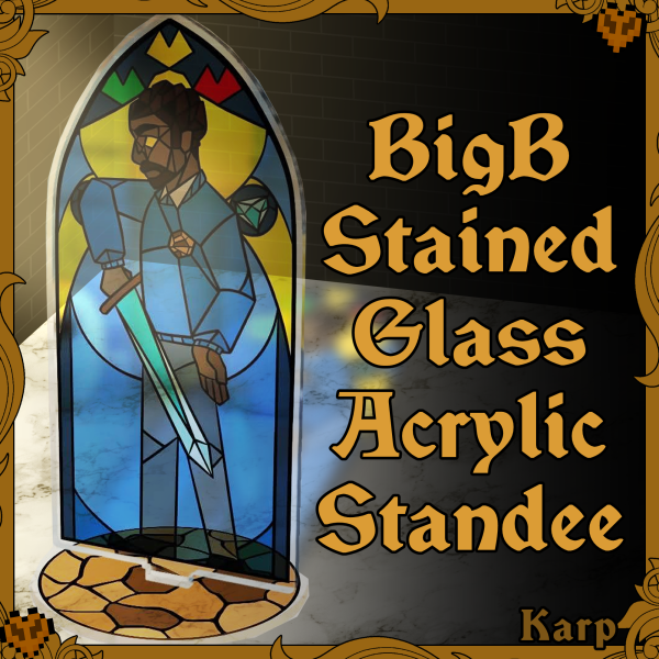 Life series bigbst4tz2 stained glass standee