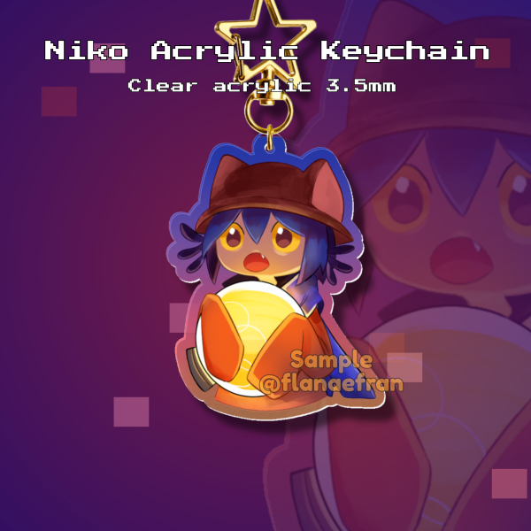 [Oneshot] Niko Acrylic Keychain