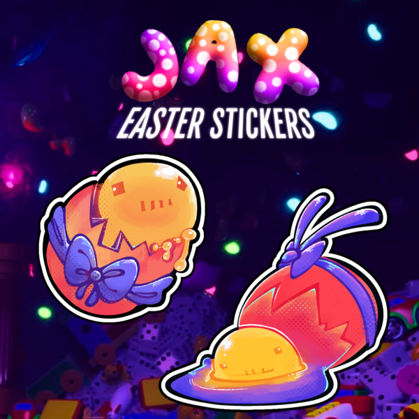 JAX EasterEgg Die Cut Sticker SET 