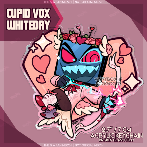 Cupid Vox Keychain (Whiteday)