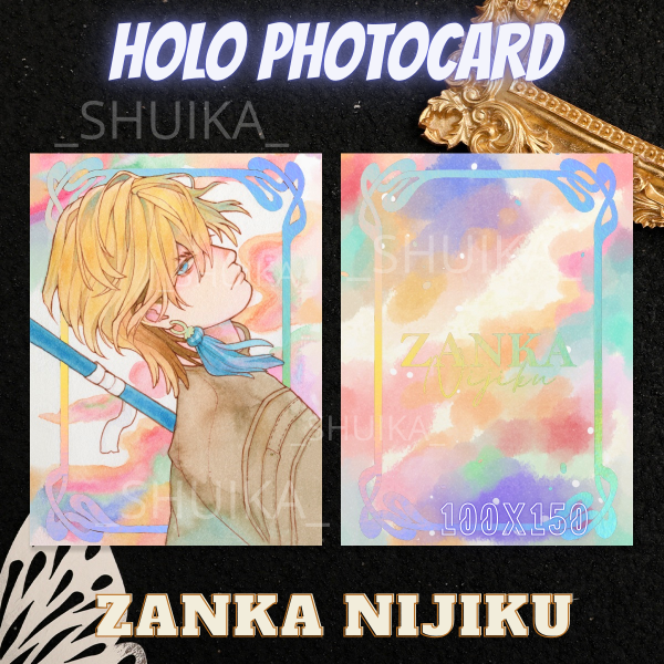 ZANKA NIJIKU GACHIAKUTA Holographic Photocards