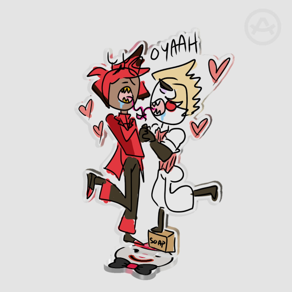 Radioapple April Fools Standees