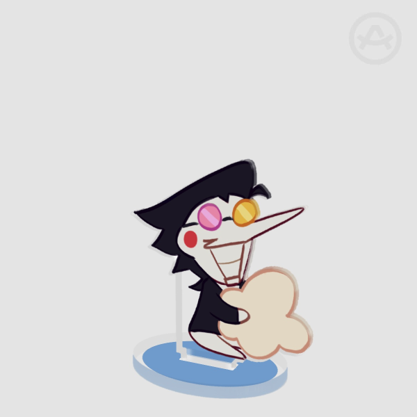 one popcorn standee