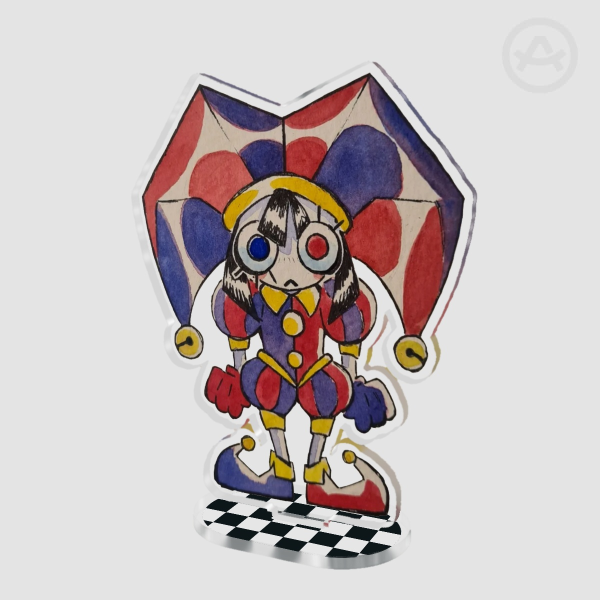 Pomni Clear Acrylic Standee