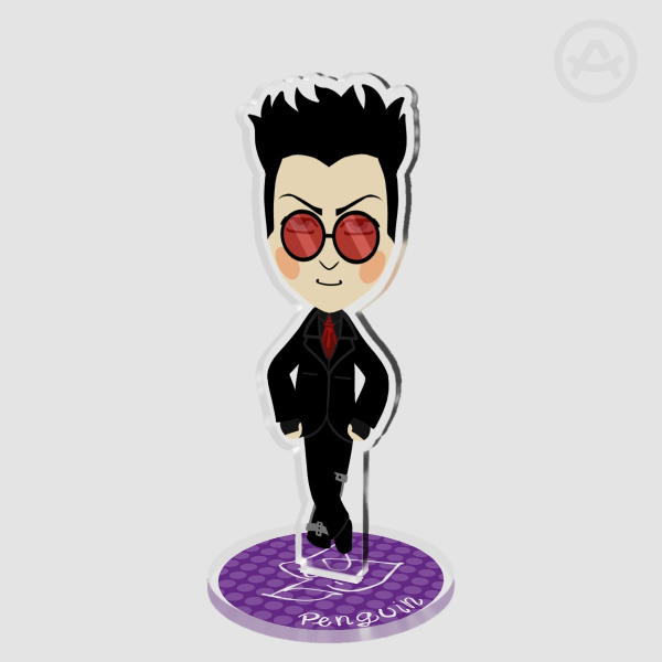 Oswald Cobblepot Mii version full body Season 5 Gotham Clear Acrylic Standee