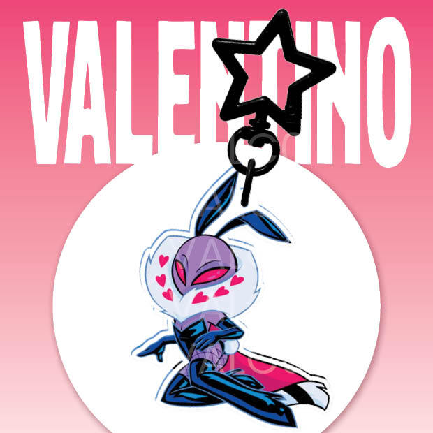 Valentino Latex Bunny — Acrylic Keychains