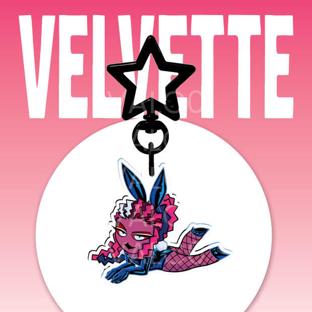 Velvette Latex Bunny — Acrylic Keychains