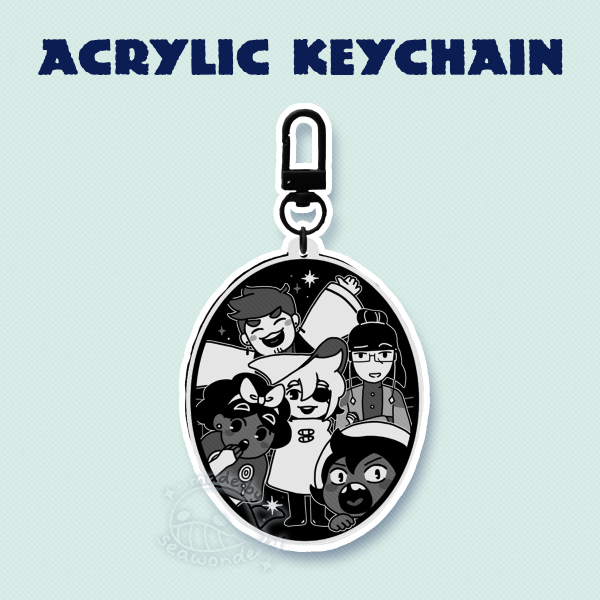 In Stars and Time Keychain
