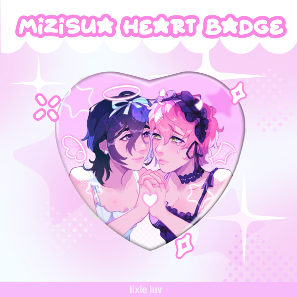 Mizisua Heart Badge