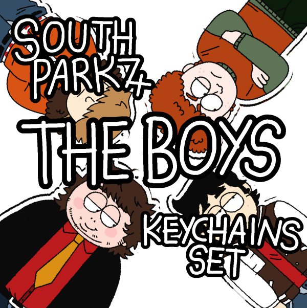 South Park74 Keychains Set (THE BOYS)